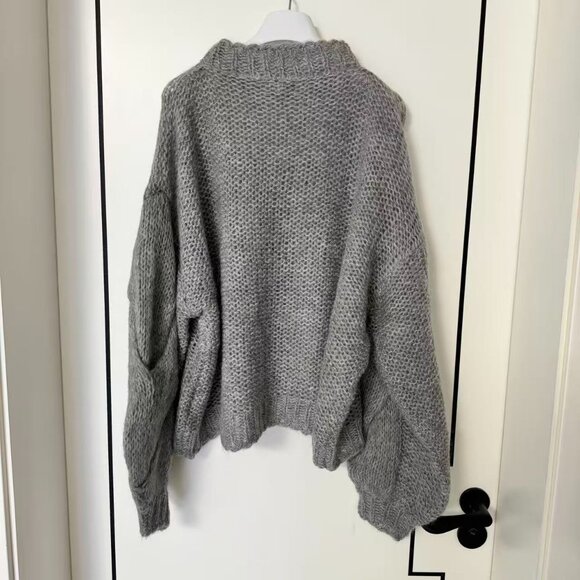 Loewe Anagram open-knit mohair-blend sweater - Picture 11 of 13